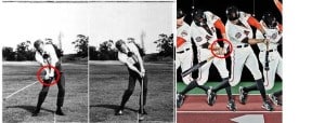 Baseball-style golf swing