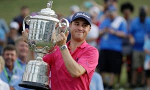Justin Thomas at the 2017 PGA Championship.