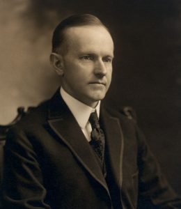 President Calvin Coolidge, 30th President of the United States born on July 4th, 1872.