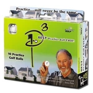 To help develop a more effective golf training exercise in your backyard or vacant field, I would recommend purchasing a dozen or more of the Almost Golf Balls® from LIBERTY Health Supply. Please select one of the products below to purchase these golf balls that simulate the actual golf ball, without the concern for property damage or personal injury to others. These balls only travel a third of the distance of an actual golf ball, up to 100 yards.